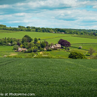 Buy canvas prints of Cotswolds spring landscape near Painswick Beacon by Chris Rose