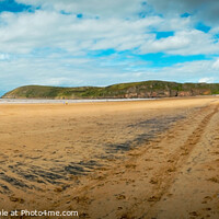 Buy canvas prints of Brean Sands on the Bristol Channel by Chris Rose