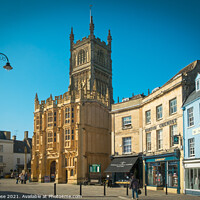 Buy canvas prints of Cirencester Market Place by Chris Rose
