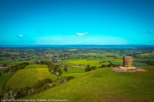 Views from The Cotswold Way long distance footpath Picture Board by Chris Rose