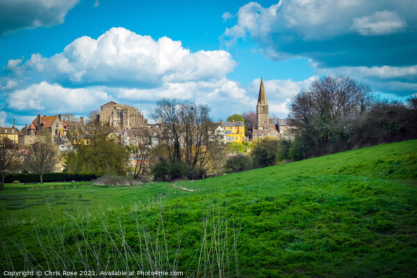 Malmesbury and its Abbey Church Picture Board by Chris Rose