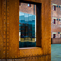 Buy canvas prints of Rust and glass, Gloucester Docks by Chris Rose