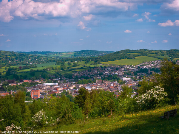 Stroud Valleys view Picture Board by Chris Rose
