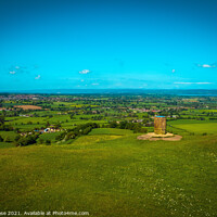 Buy canvas prints of Coaley Peak Picnic Site and Viewpoint. by Chris Rose