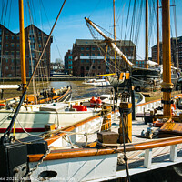 Buy canvas prints of Gloucester Docks by Chris Rose