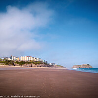 Buy canvas prints of Tenby South Beach by Chris Rose