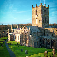 Buy canvas prints of St Davids Cathedral by Chris Rose