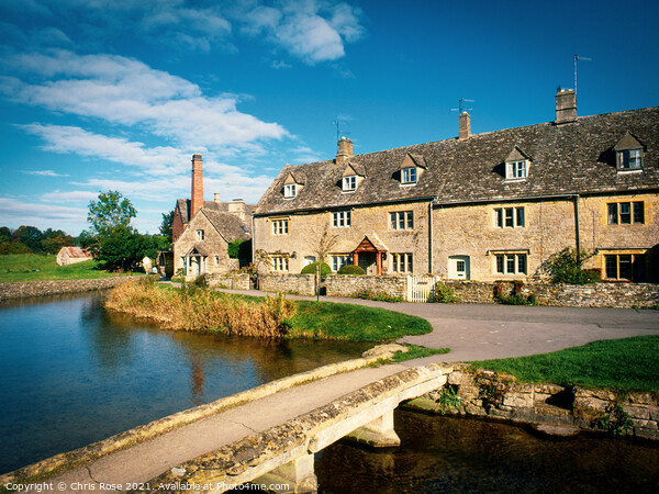 Lower Slaughter, idyllic riverside cottages Picture Board by Chris Rose