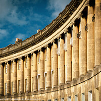 Buy canvas prints of The Royal Crescent, Bath by Chris Rose