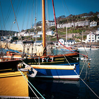 Buy canvas prints of Looe harbour by Chris Rose
