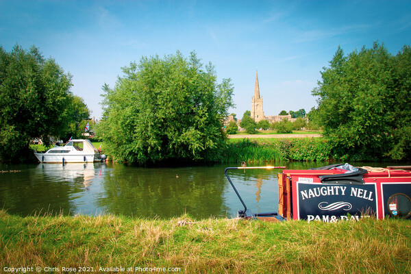 Lechlade, River Thames Picture Board by Chris Rose