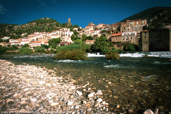 Roquebrun, River Orb Picture Board by Chris Rose