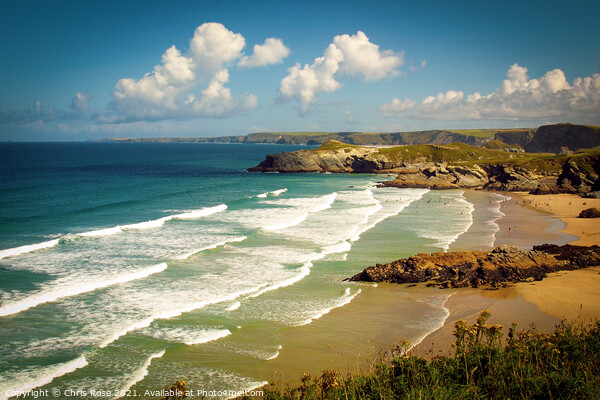 Newquay beaches Picture Board by Chris Rose