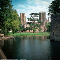 Buy canvas prints of Wells Cathedral by Chris Rose