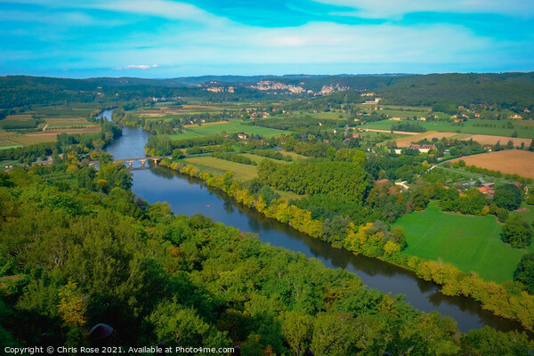 Dordogne, Domme viewpoint Picture Board by Chris Rose