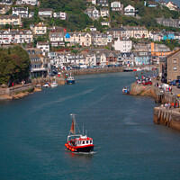 Buy canvas prints of Looe Harbour by Chris Rose