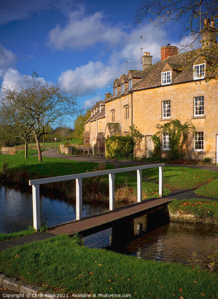 Lower Slaughter. Idyllic cotswold stone cottages Picture Board by Chris Rose