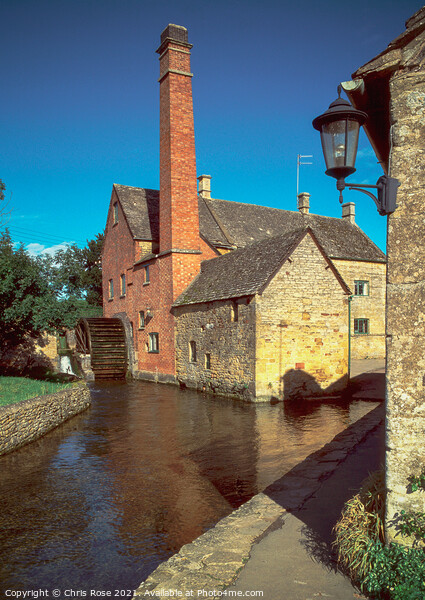 Lower Slaughter, the old mill Picture Board by Chris Rose