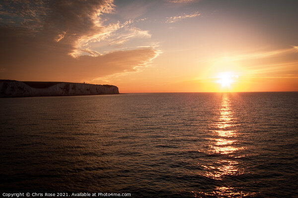 Channel ferry sunrise Picture Board by Chris Rose