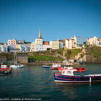 Buy canvas prints of Tenby harbour by Chris Rose