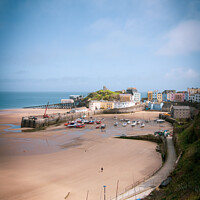 Buy canvas prints of Tenby Harbour view by Chris Rose