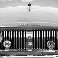 Buy canvas prints of Ford Consul radiator grill by Chris Rose