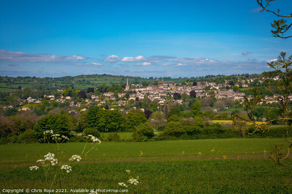 Painswick in The Cotswolds Picture Board by Chris Rose