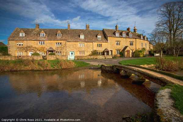 Lower Slaughter, idyllic riverside cottages Picture Board by Chris Rose