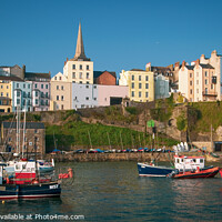 Buy canvas prints of Tenby Harbour by Chris Rose