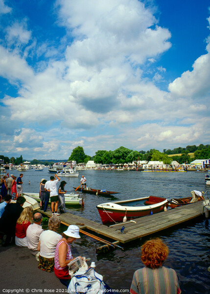 Henley-on-Thames during regatta week Picture Board by Chris Rose