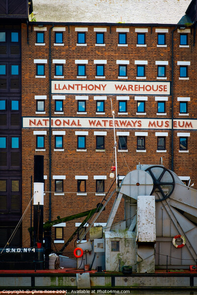 The National Waterways Museum in Gloucester Docks Picture Board by Chris Rose