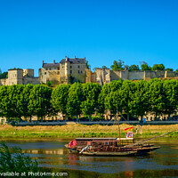 Buy canvas prints of  The chateau at Chinon by Chris Rose