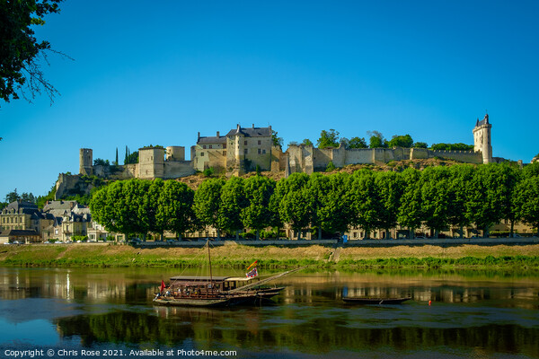  The chateau at Chinon Picture Board by Chris Rose