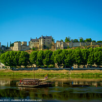 Buy canvas prints of  The chateau at Chinon by Chris Rose