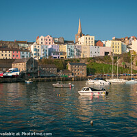 Buy canvas prints of UK, Wales, Pembrokeshire, Tenby harbour by Chris Rose