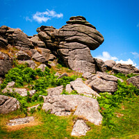 Buy canvas prints of Dartmoor, Hound Tor by Chris Rose