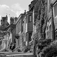 Buy canvas prints of Burford, Cotswolds cottages by Chris Rose