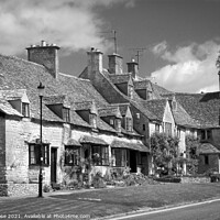 Buy canvas prints of Broadway cottages by Chris Rose