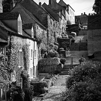 Buy canvas prints of Chipping Steps in Tetbury, Cotswolds. by Chris Rose