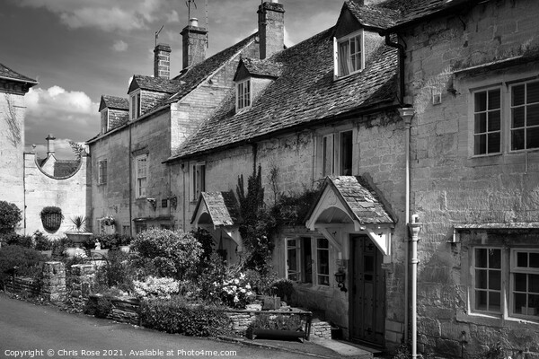 Painswick, Cotswold cottages Picture Board by Chris Rose