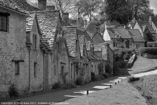 Bibury, Cotswold cottages Picture Board by Chris Rose