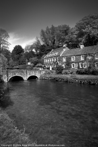 Bibury, Swan Hotel Picture Board by Chris Rose