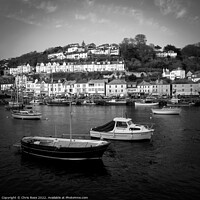 Buy canvas prints of Looe, boats in the harbour by Chris Rose