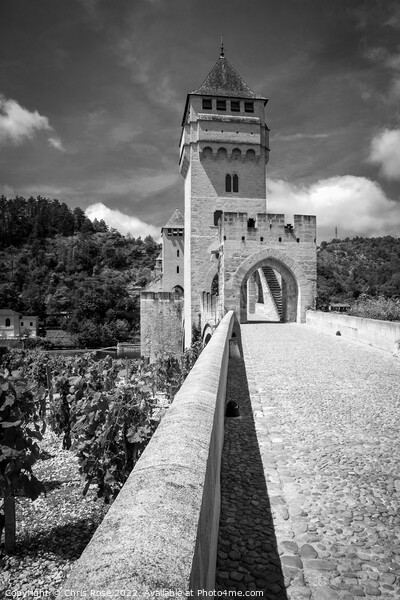 Pont Valentre in Cahors Picture Board by Chris Rose