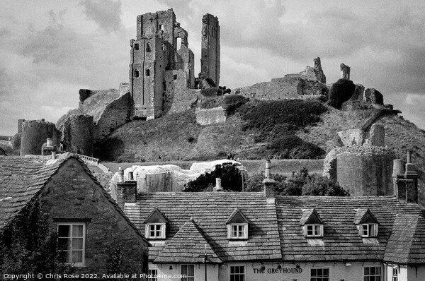Corfe Castle Picture Board by Chris Rose