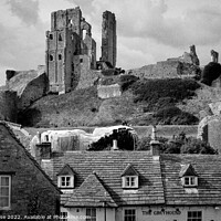 Buy canvas prints of Corfe Castle by Chris Rose