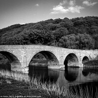 Buy canvas prints of Wye Valley bridge by Chris Rose
