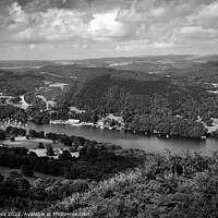 Buy canvas prints of Lake Windermere from the footpath to Gummers How by Chris Rose