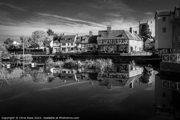 Tewkesbury, idyllic riverside cottages Picture Board by Chris Rose