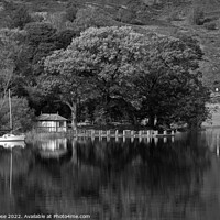 Buy canvas prints of Coniston Water reflections by Chris Rose